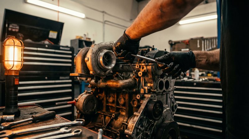 天涯社区修车视频教程：涡轮增压器拆装